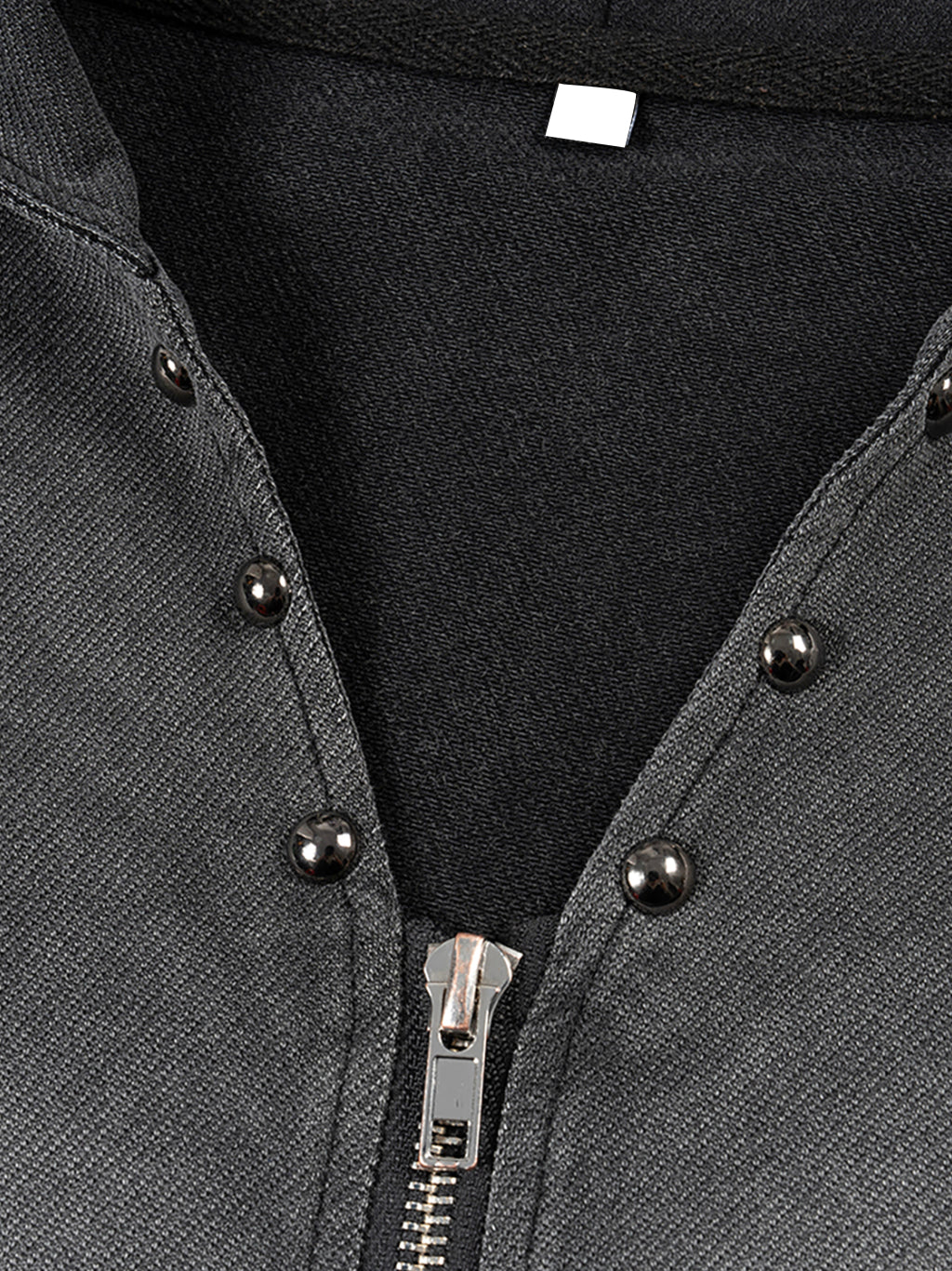 CutJagged HPWTSO Vintage Washed Zip-Up Hooded TankTop Sleeveless Menswear