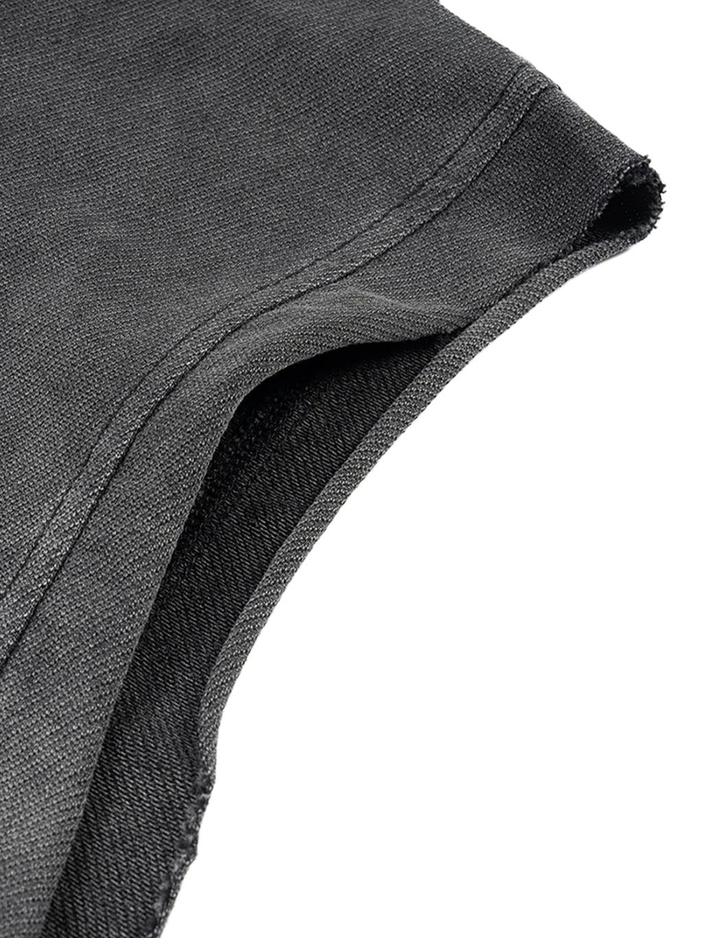 CutJagged HPWTSO Vintage Washed Zip-Up Hooded TankTop Sleeveless Menswear