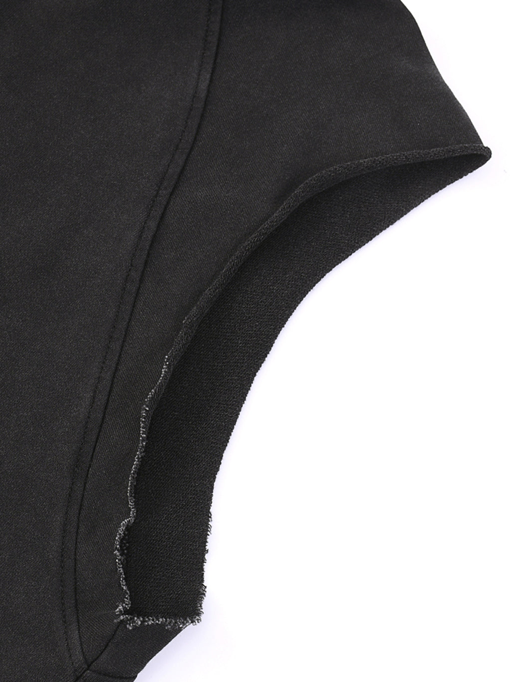 Hot People Wear This Stuff Only - Snow Washed Sleeveless Hoodie With White Writing