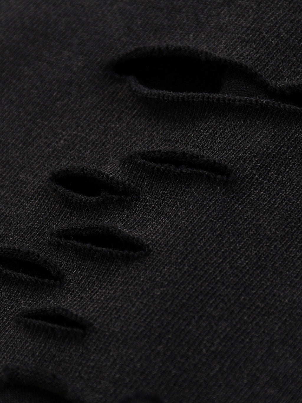 HPWTSO CutJagged Snow Washed Raw-Hem T-Shirt