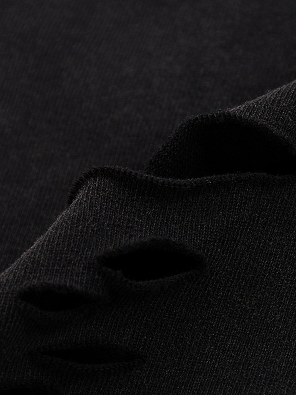 HPWTSO CutJagged Snow Washed Raw-Hem T-Shirt